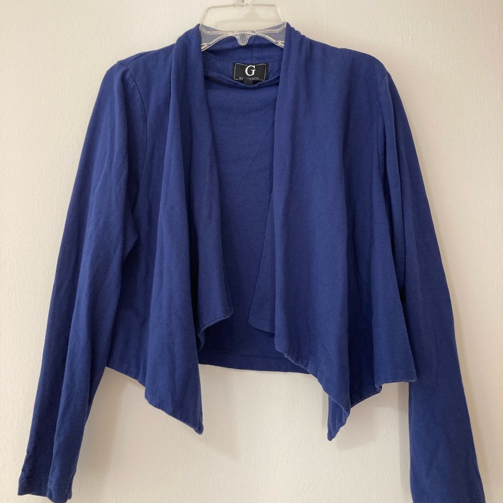 blue cover cardigan coat medium by g by giuliana no stains or rips, looks new